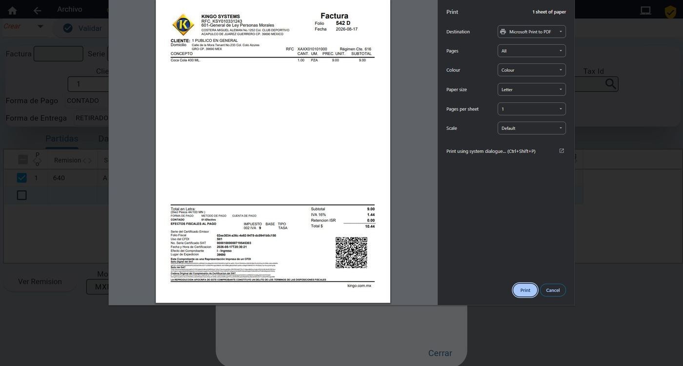 CFDI 4.0 timbrado